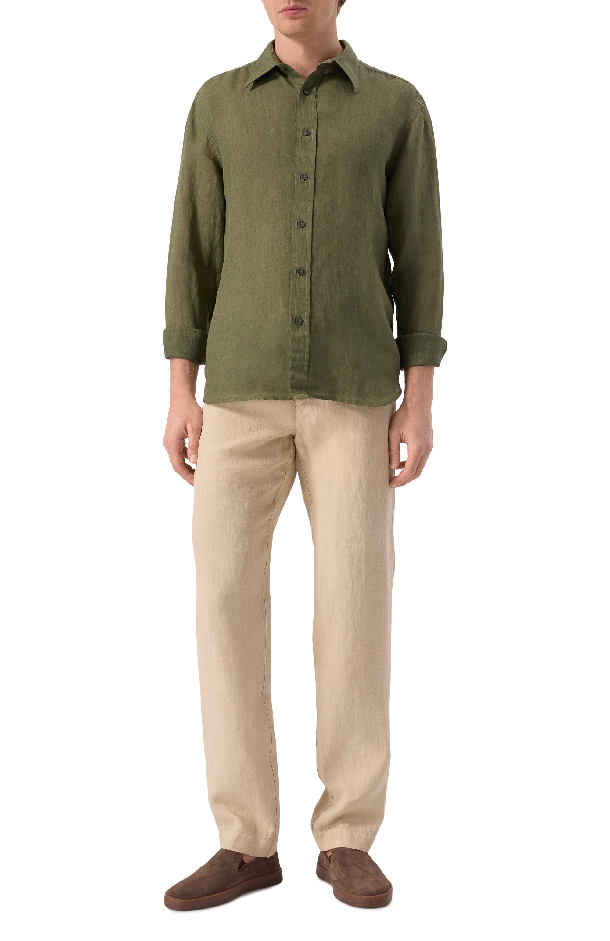 Льняная рубашка 120% LINO, арт. 32ALIM19RS/0115/S00, фото 2