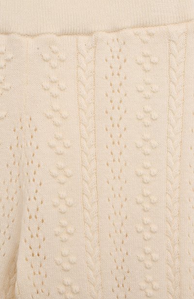 Джоггеры из хлопка и шерсти CHLOÉ кремового цвета по цене 22000 руб., арт. C20227, фото 3 Джоггеры из хлопка и шерсти CHLOÉ, арт. C20227, фото 3