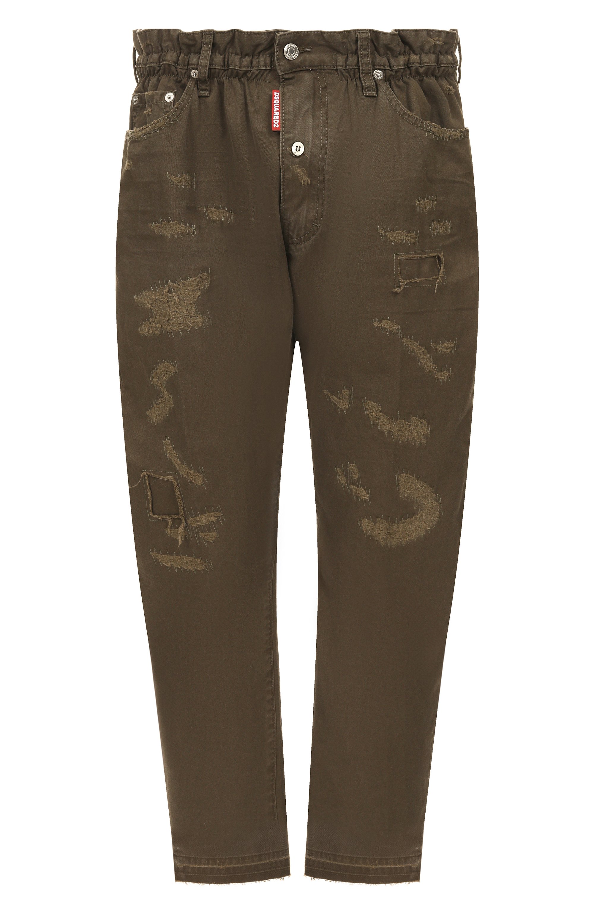 Джинсы big brother DSQUARED2 хаки цвета по цене 79950 руб., арт. S74LB1679/S41794, фото 1 Джинсы big brother DSQUARED2, арт. S74LB1679/S41794, фото 1