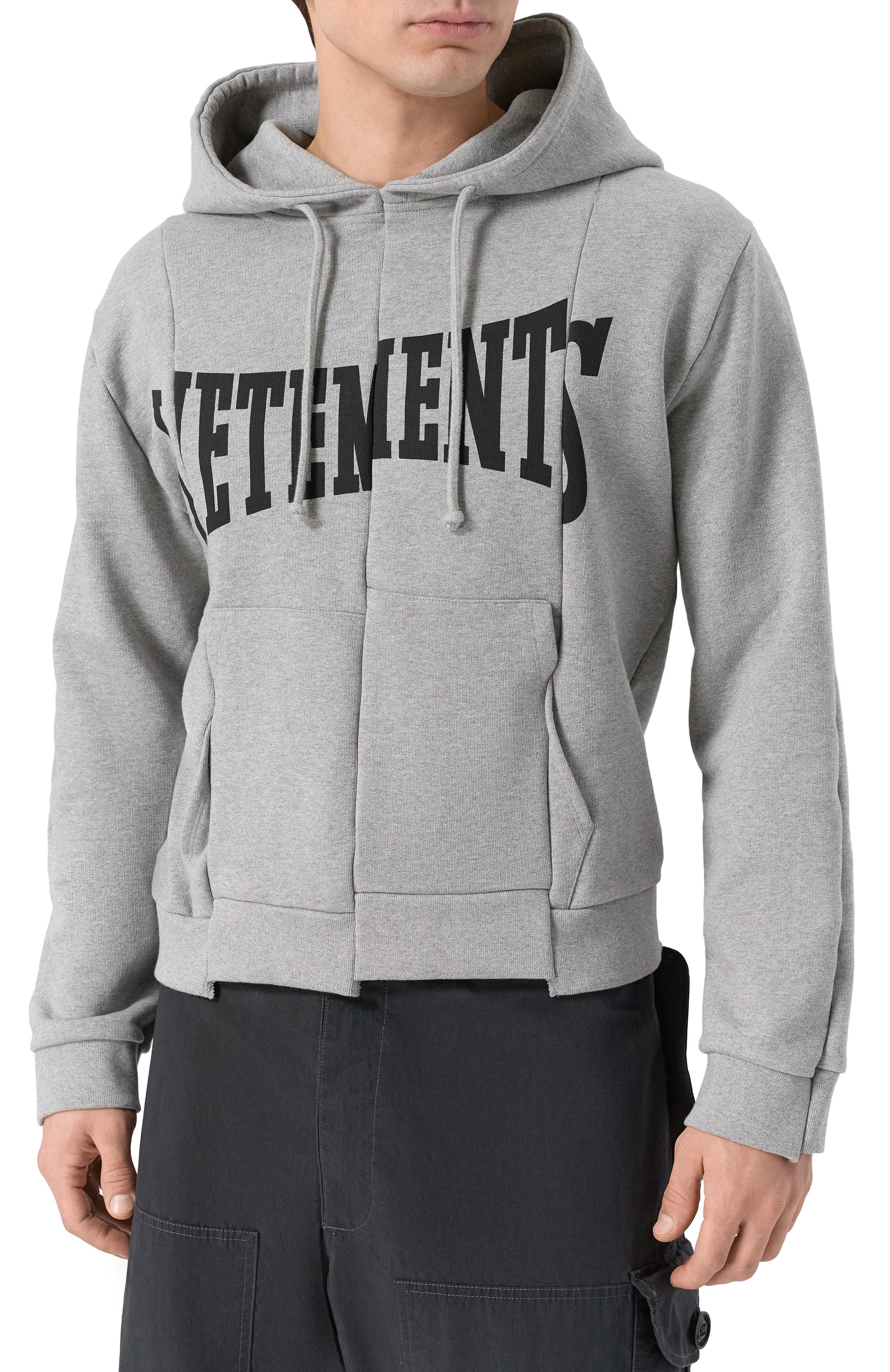 Хлопковое худи VETEMENTS, арт. WE76HD506G/1302 M0LLET0N, фото 3
