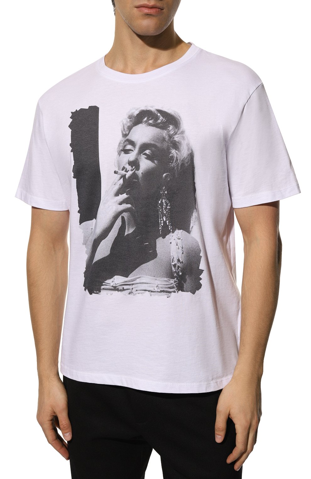 Хлопковая футболка BISIBIGLIO, арт. SM0KING MARI/2212 RIF (C0TT0NE PESANTE), фото 3