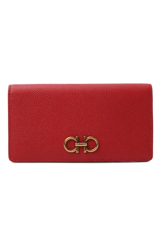 Кожаный кошелек Ferragamo 22D779/746639 Красный 22D779/746639