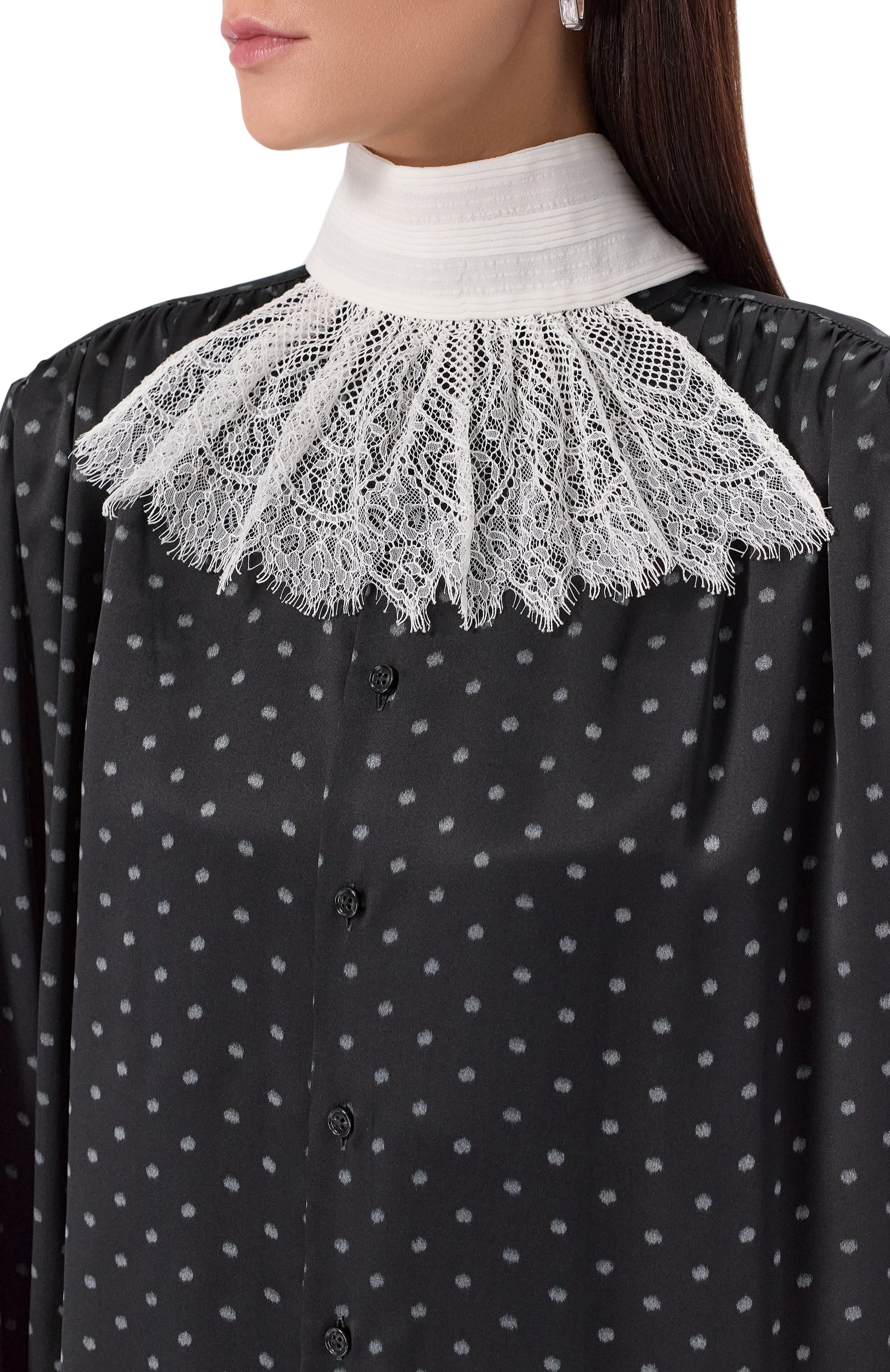 Шелковый воротник ANN DEMEULEMEESTER, арт. B0013033/FA617, фото 2