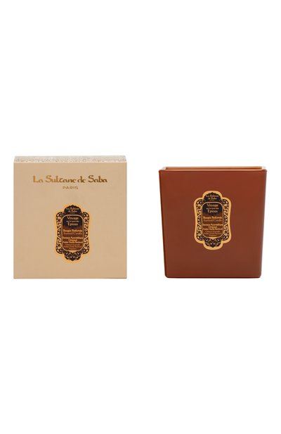 Ароматическая свеча "амбра, ваниль и пачули" (400g) LA SULTANE DE SABA, арт. 3700448605795, фото 3