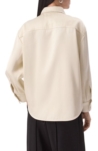 Рубашка из вискозы и шелка JIL SANDER, арт. J01DL0156/J65112, фото 4