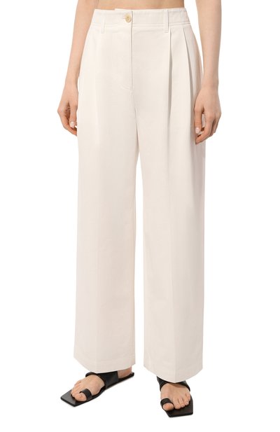 Хлопковые брюки TOTEME, арт. 242-WRB1641-FB0103, фото 4