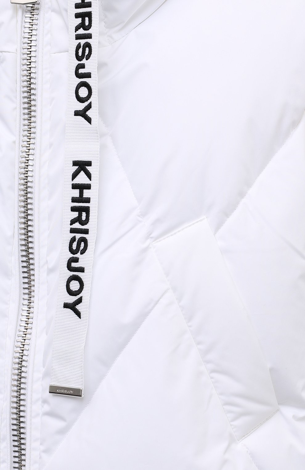 Пуховик KHRISJOY белого цвета по цене 139500 руб., арт. AFPW004/NY, фото 5 Пуховик KHRISJOY, арт. AFPW004/NY, фото 5