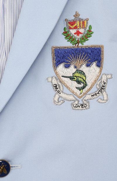 Хлопковый пиджак GUCCI, арт. 540703/XWAA1, фото 3