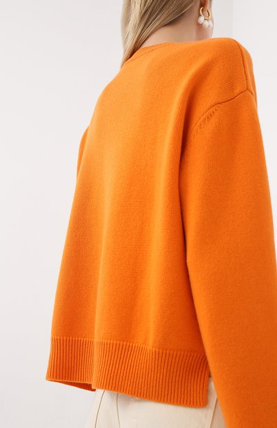 Кашемировый свитер VALENTINO оранжевого цвета по цене 151500 руб., арт. UB3KCB395MJ, фото 4 Кашемировый свитер VALENTINO, арт. UB3KCB395MJ, фото 4