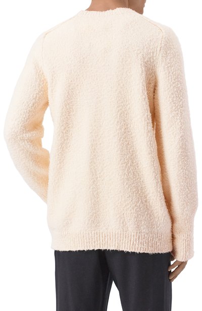 Хлопковый свитер MAISON MARGIELA кремового цвета по цене 136500 руб., арт. SI0GP0001/S17664, фото 4 Хлопковый свитер MAISON MARGIELA, арт. SI0GP0001/S17664, фото 4