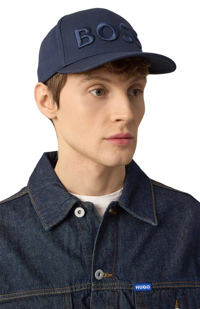 Хлопковая бейсболка BOSS, арт. 50536482, фото 2
