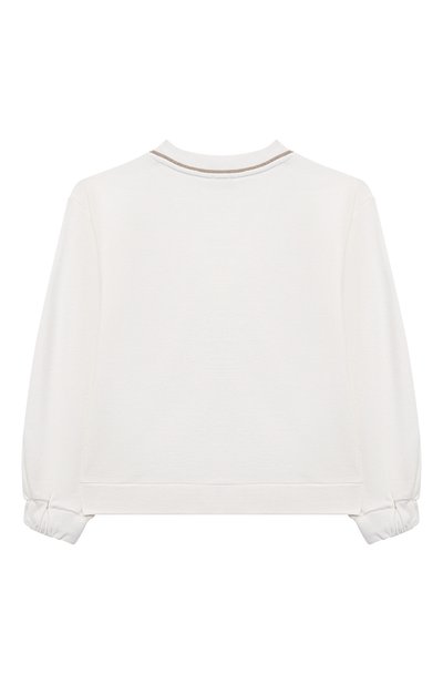 Хлопковый кардиган ELEVENTY молочного цвета по цене 13200 руб., арт. EU4A00 Z1293/12-16, фото 2 Хлопковый кардиган ELEVENTY, арт. EU4A00 Z1293/12-16, фото 2