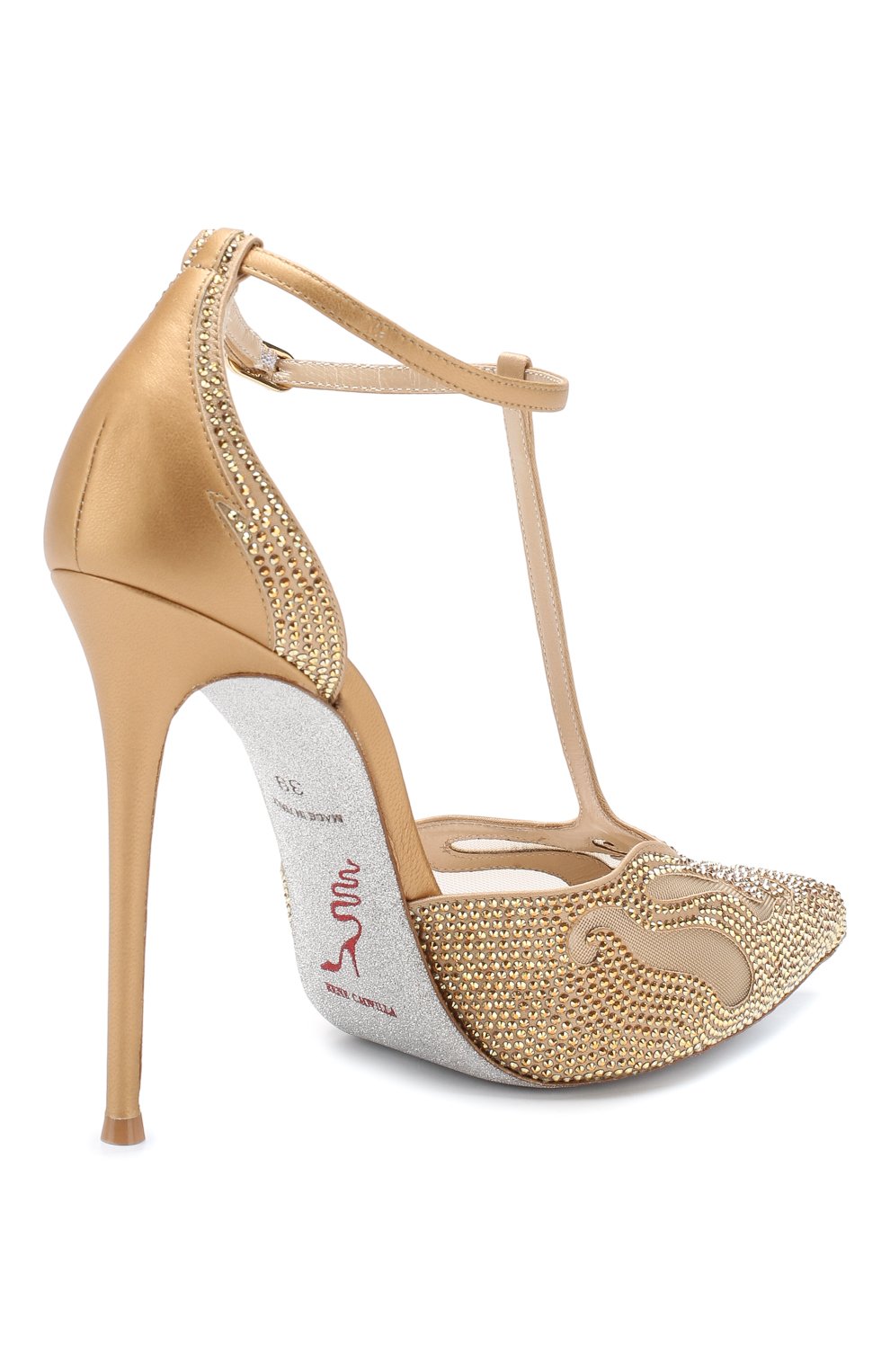 Комбинированные туфли bella RENE CAOVILLA, арт. C08553-115-RN01L003, фото 4