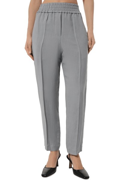 Брюки из вискозы и льна BRUNELLO CUCINELLI, арт. MH126B1071, фото 3