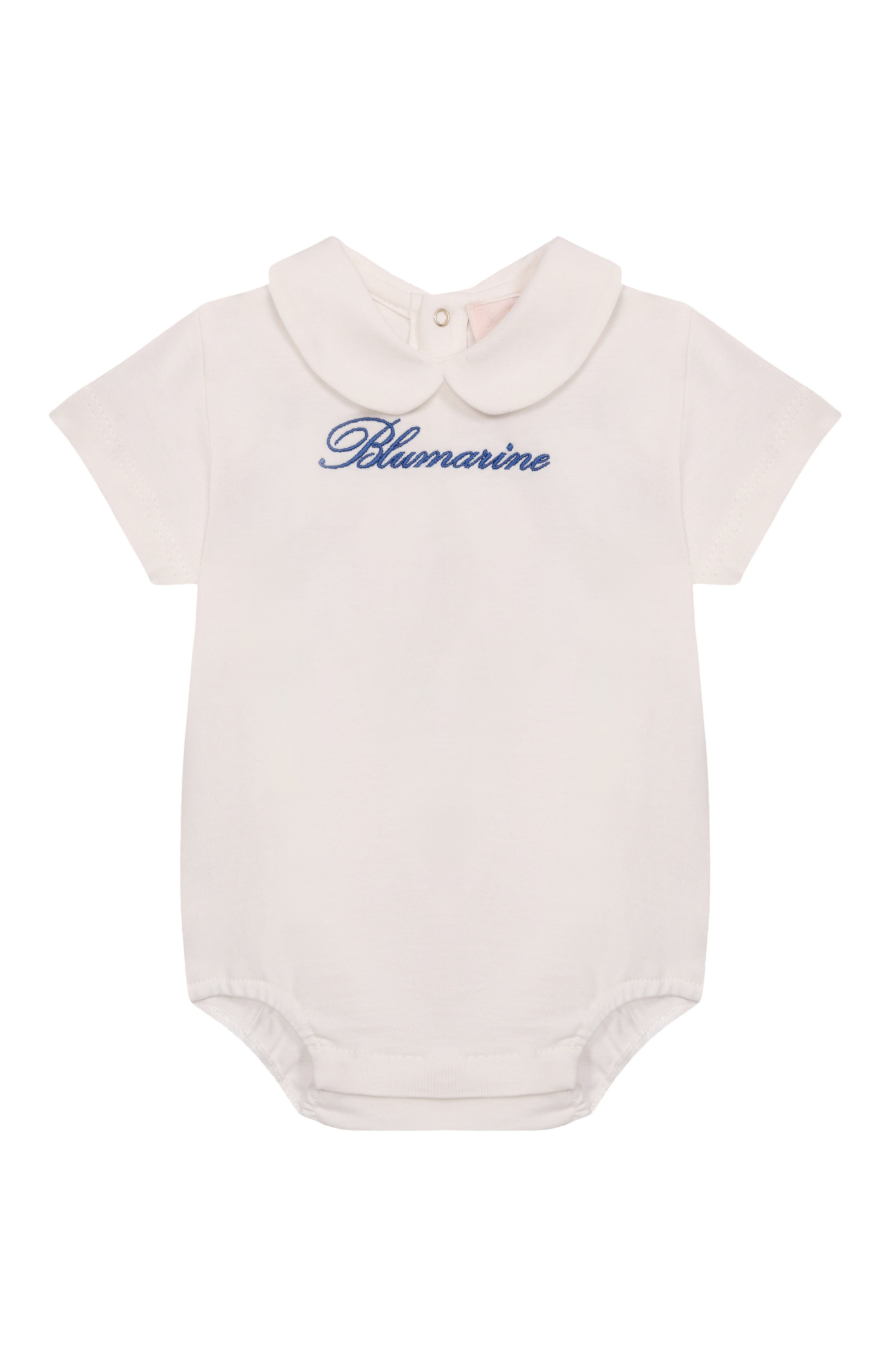 Комплект из боди и шорт BLUMARINE синего цвета по цене 12850 руб., арт. BNCD0080/CAB06, фото 2 Комплект из боди и шорт BLUMARINE, арт. BNCD0080/CAB06, фото 2