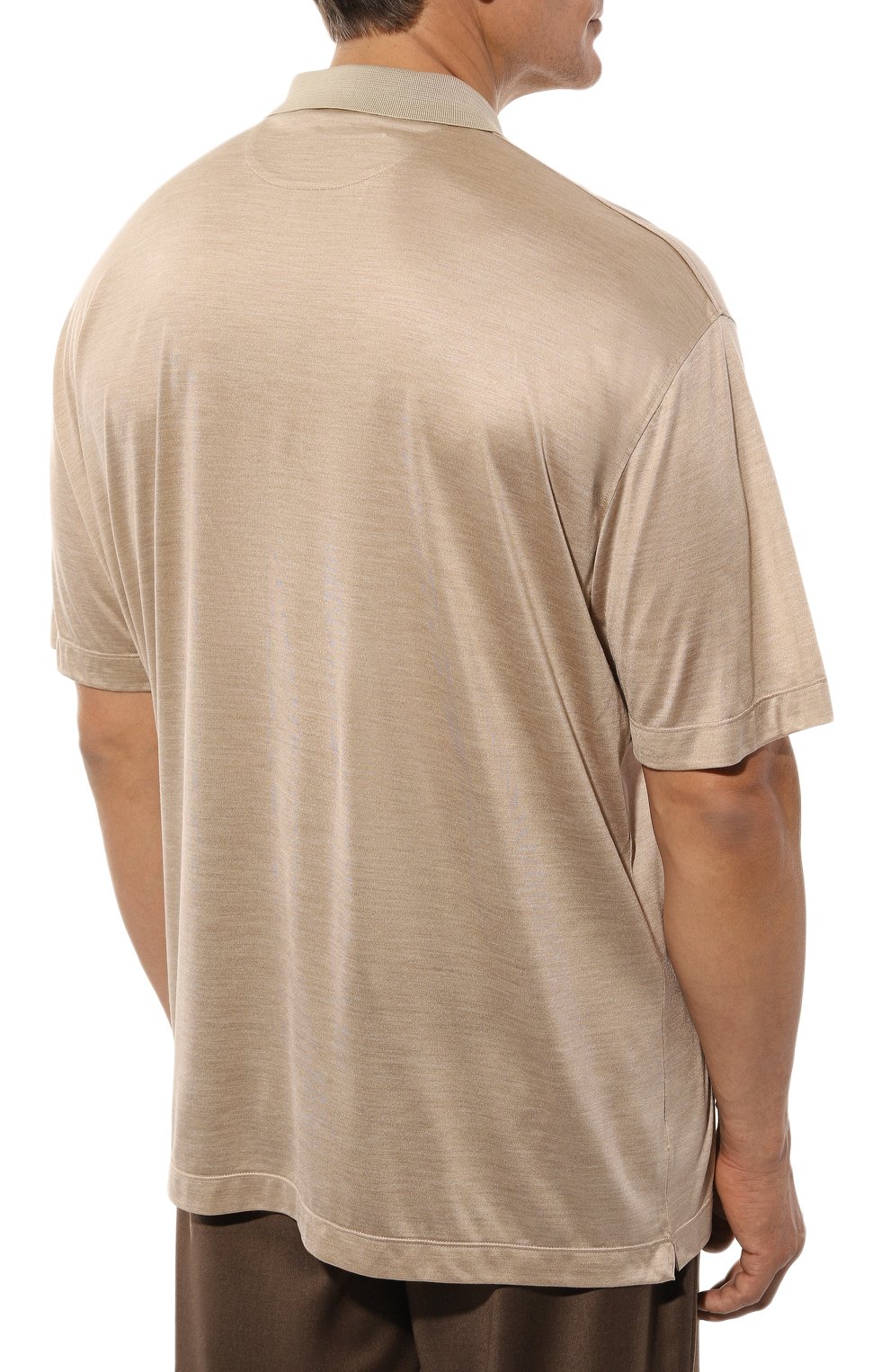 Шелковое поло CORTIGIANI, арт. 516654/0000/60-70, фото 4