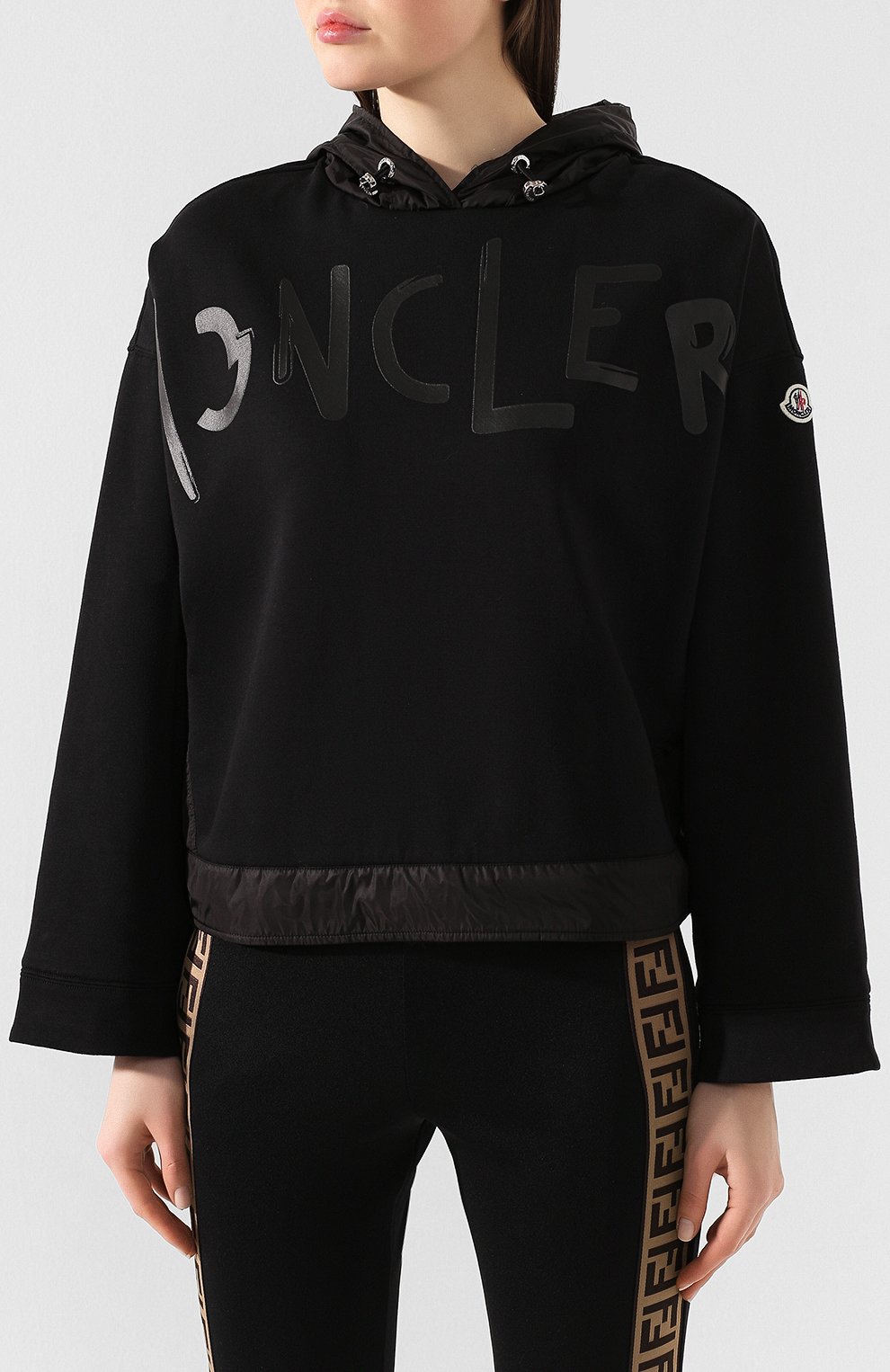 Хлопковое худи MONCLER, арт. F1-093-8G707-10-V8036, фото 3