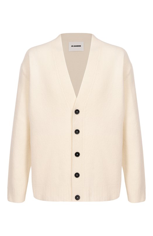 Шерстяной кардиган Jil Sander J22HP0005-J14506 Кремовый J22HP0005-J14506