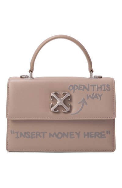 Женская сумка jitney 1.4 OFF-WHITE, арт. 0WNP062S26LEA001