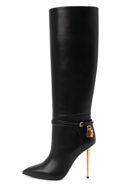 Кожаные сапоги padlock TOM FORD, арт. W2529T-LCL002, фото 4