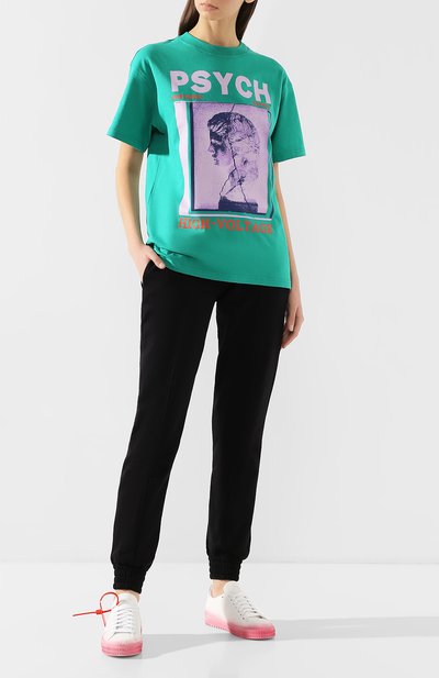 Хлопковая футболка MCQ SWALLOW, арт. 583305/R0T10, фото 2