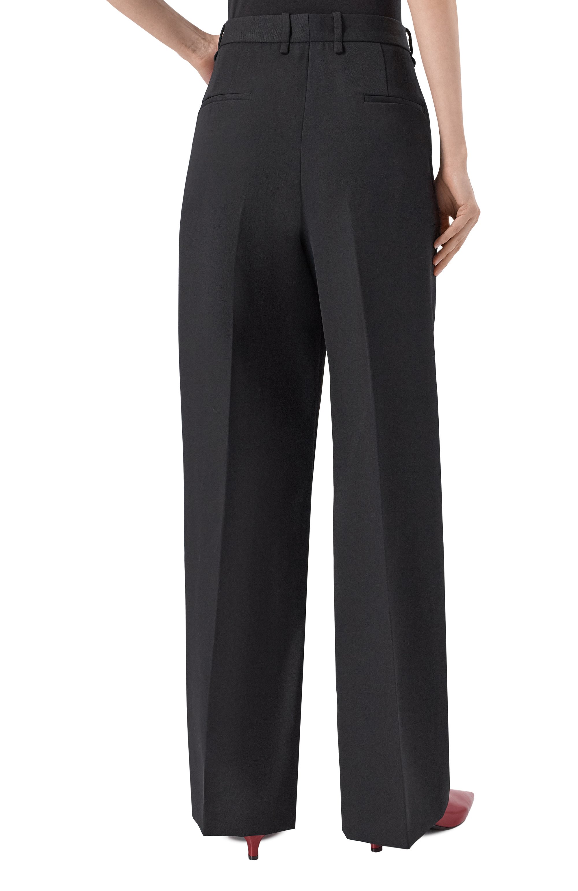 Шерстяные брюки JIL SANDER, арт. J02KA0347/J40002, фото 4