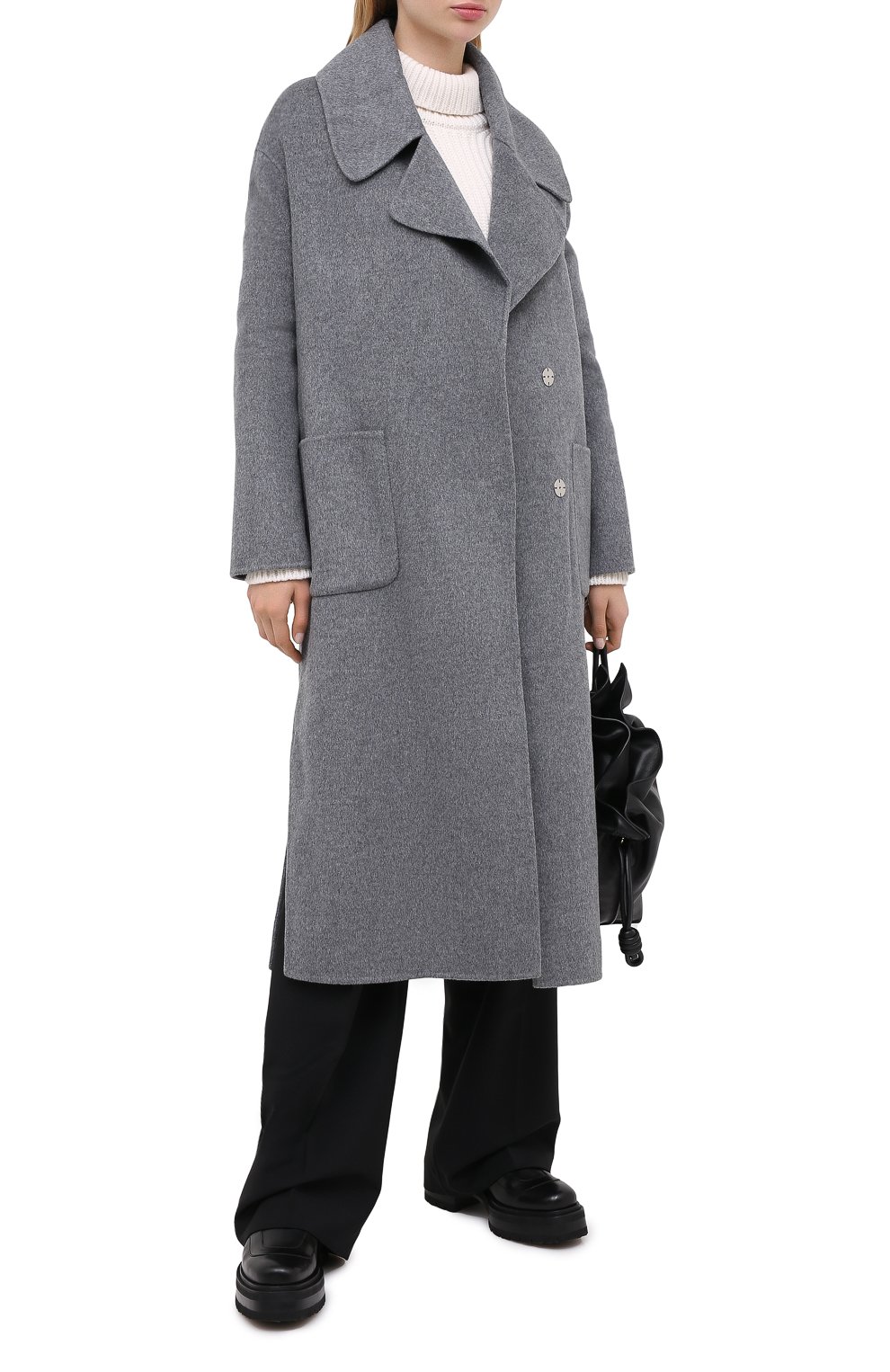 Шерстяное пальто ERMANNO ERMANNO SCERVINO, арт. 47T CP02 VIN, фото 2