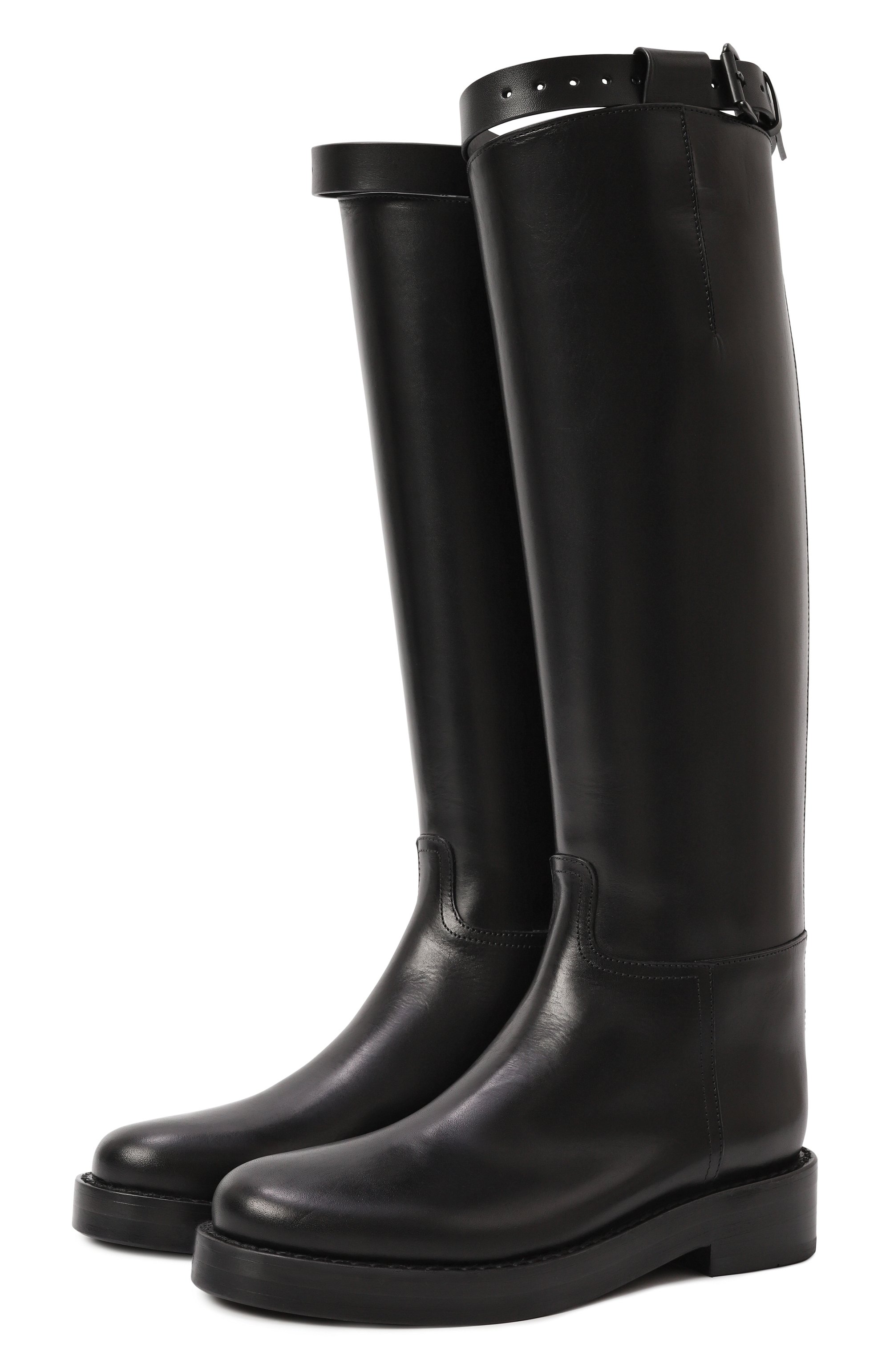 Кожаные сапоги stan ANN DEMEULEMEESTER, арт. B0010078/LT046, фото 1