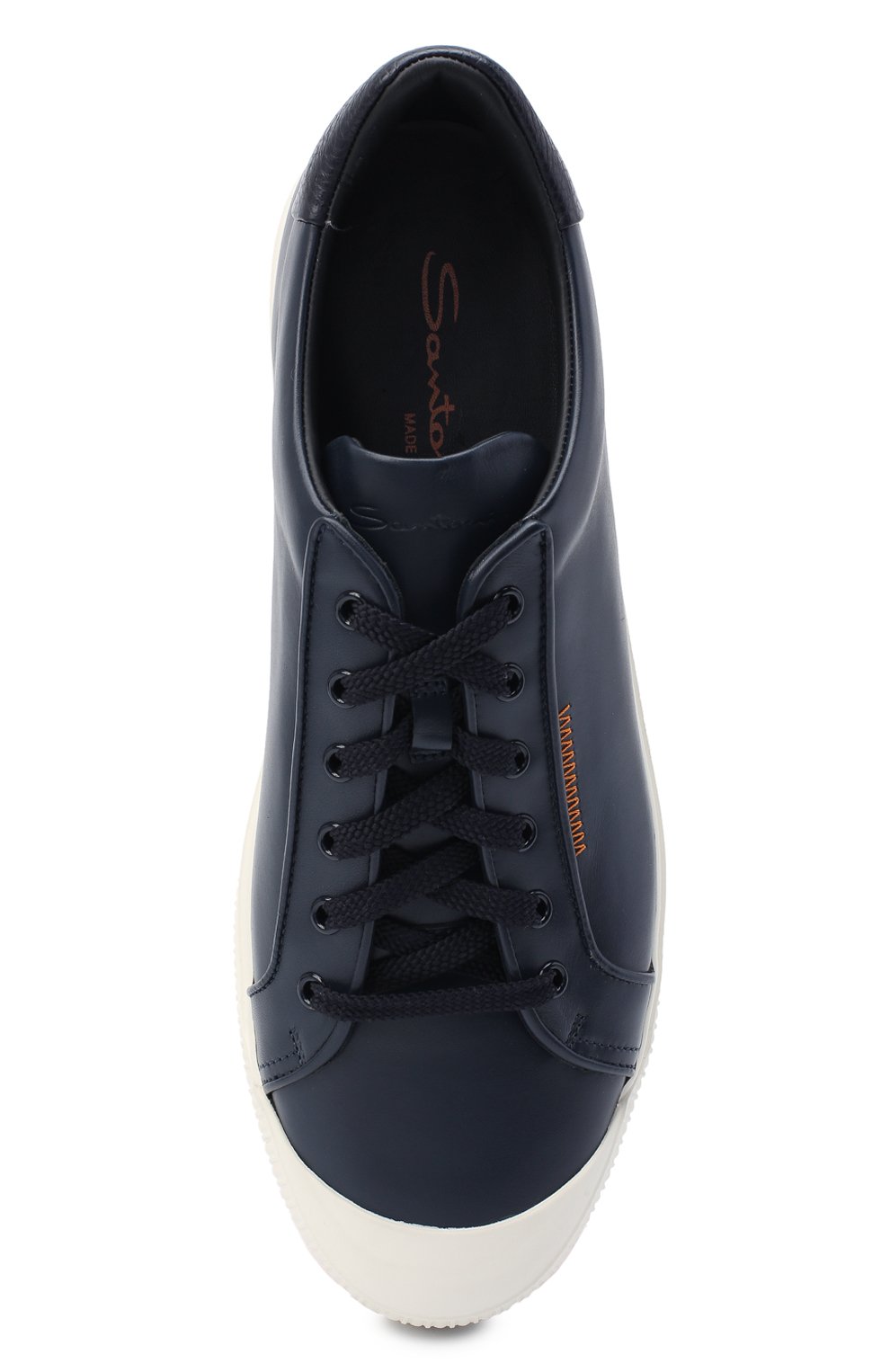 Кожаные кеды SANTONI, арт. MBC021383BARRDDDU53, фото 5