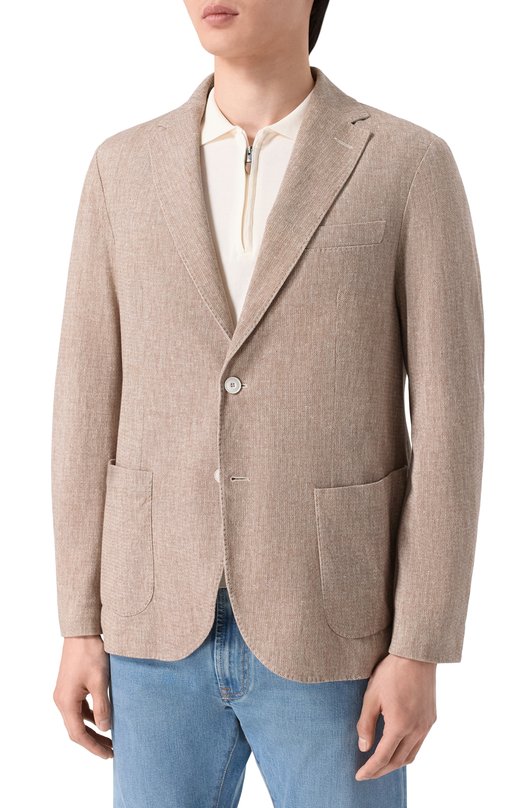 Хлопковый пиджак Circolo 1901 CN5261 Бежевый  CN5261 Фото 3