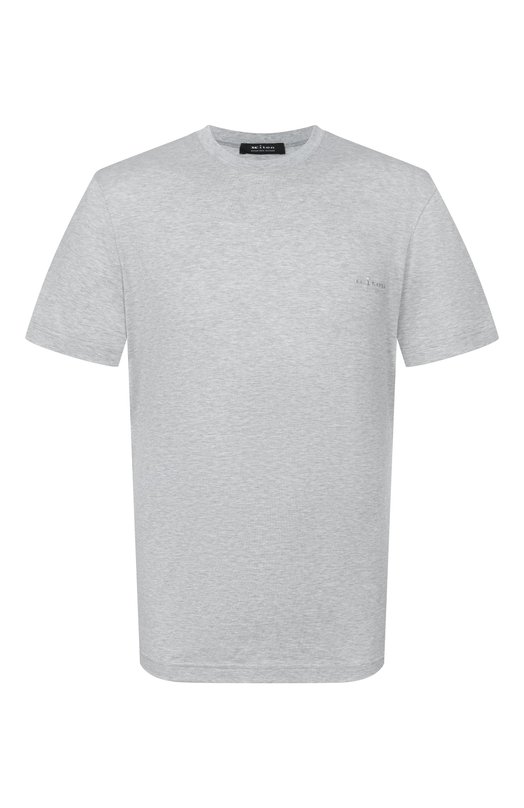 Хлопковая футболка Kiton UMM0745 Серый UMM0745