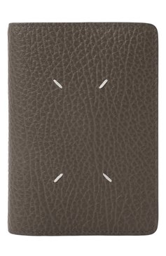 Мужской кожаная обложка для паспорта MAISON MARGIELA серого цвета, арт. SA3VL0001/P4455 | Фото 1 (Материал: Натуральная кожа; Материал сплава: Проставлено; Кросс-КТ: обложки и футляры)