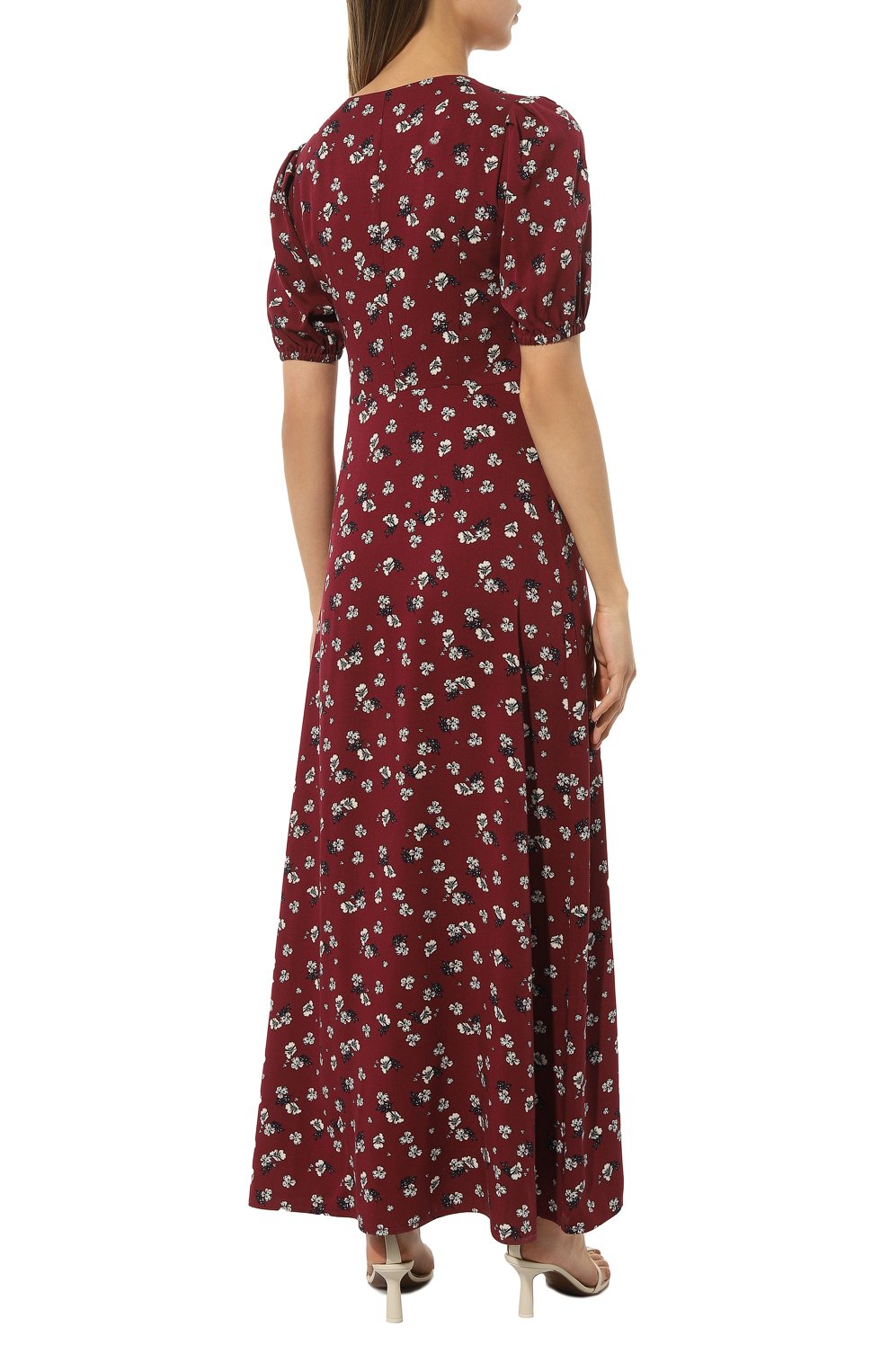 Платье из вискозы SEVEN LAB бордового цвета по цене 16800 руб., арт. SDV.14.866.343, фото 4 Платье из вискозы SEVEN LAB, арт. SDV.14.866.343, фото 4
