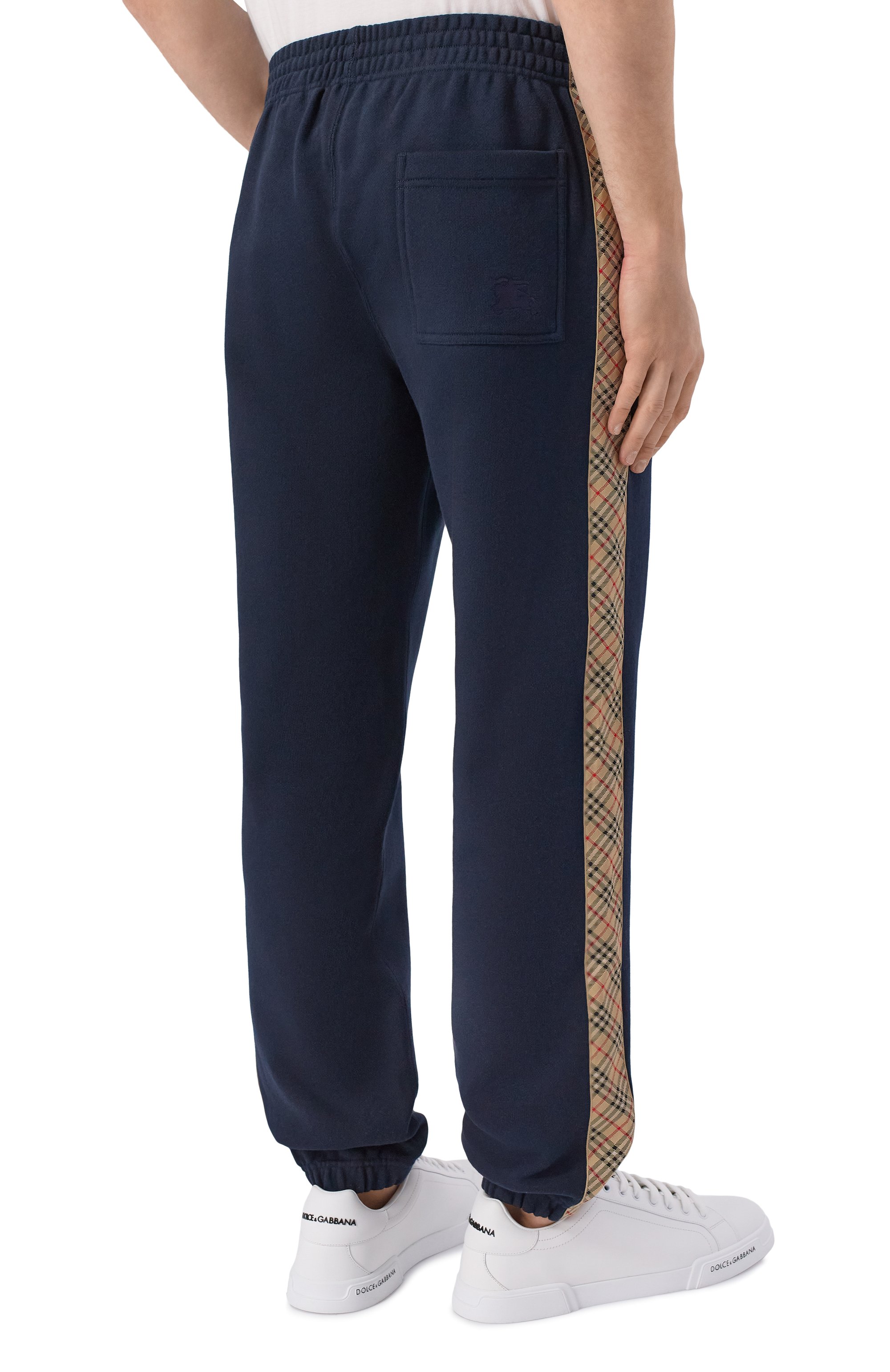 Хлопковые джоггеры BURBERRY, арт. 8118995, фото 4