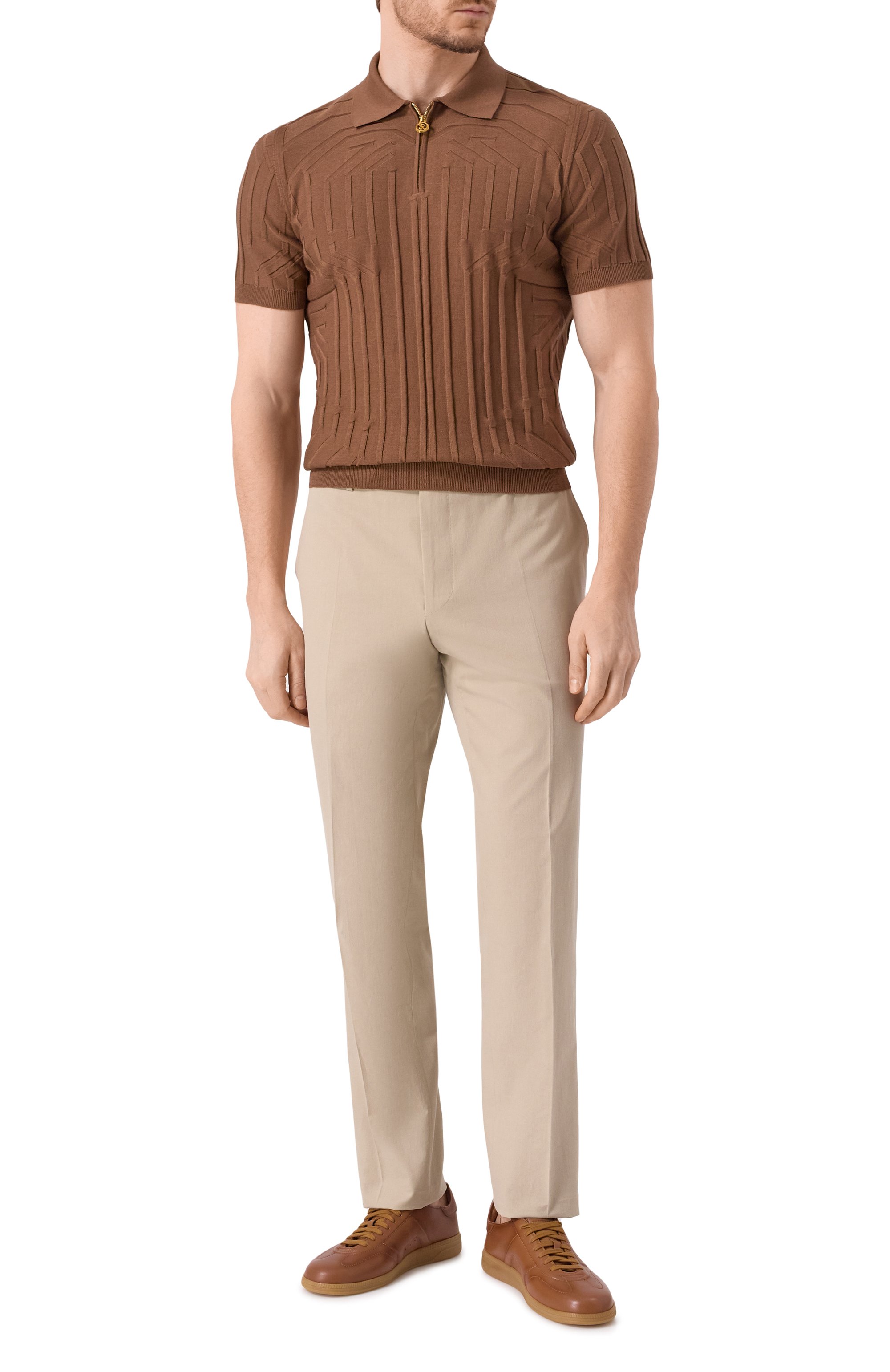 Кожаные кеды dbs oly SANTONI, арт. MBPG22072FARTSDW, фото 2