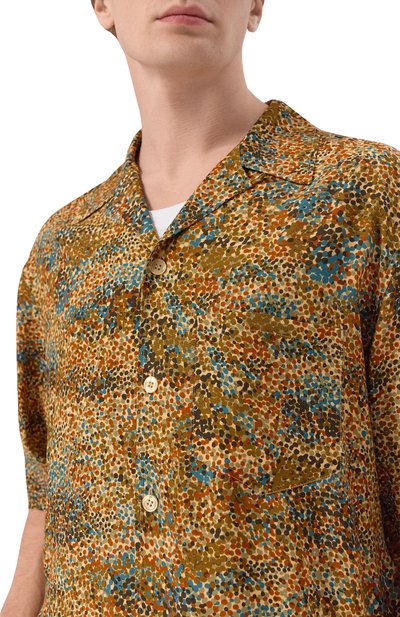 Рубашка из вискозы SAINT LAURENT, арт. 860621/Y2N18, фото 5