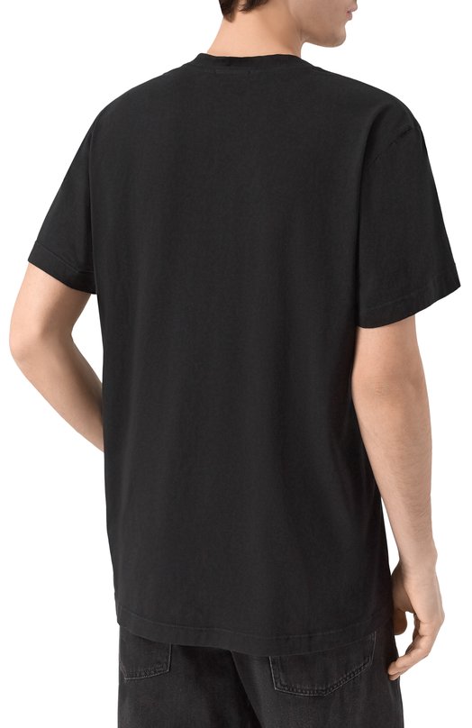 Хлопковая футболка James Perse MLJ3352 Чёрный  MLJ3352 Фото 4