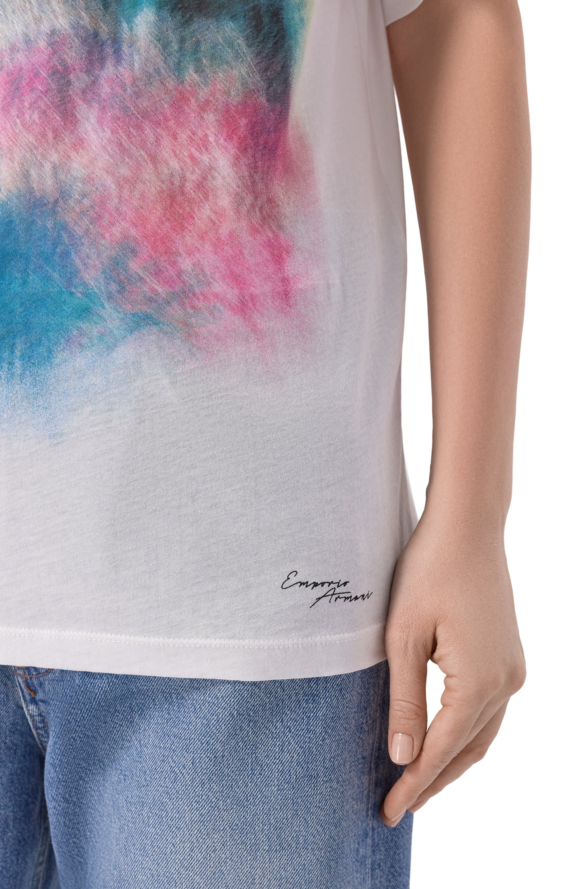 Хлопковая футболка EMPORIO ARMANI, арт. EW004391/AF24695, фото 5