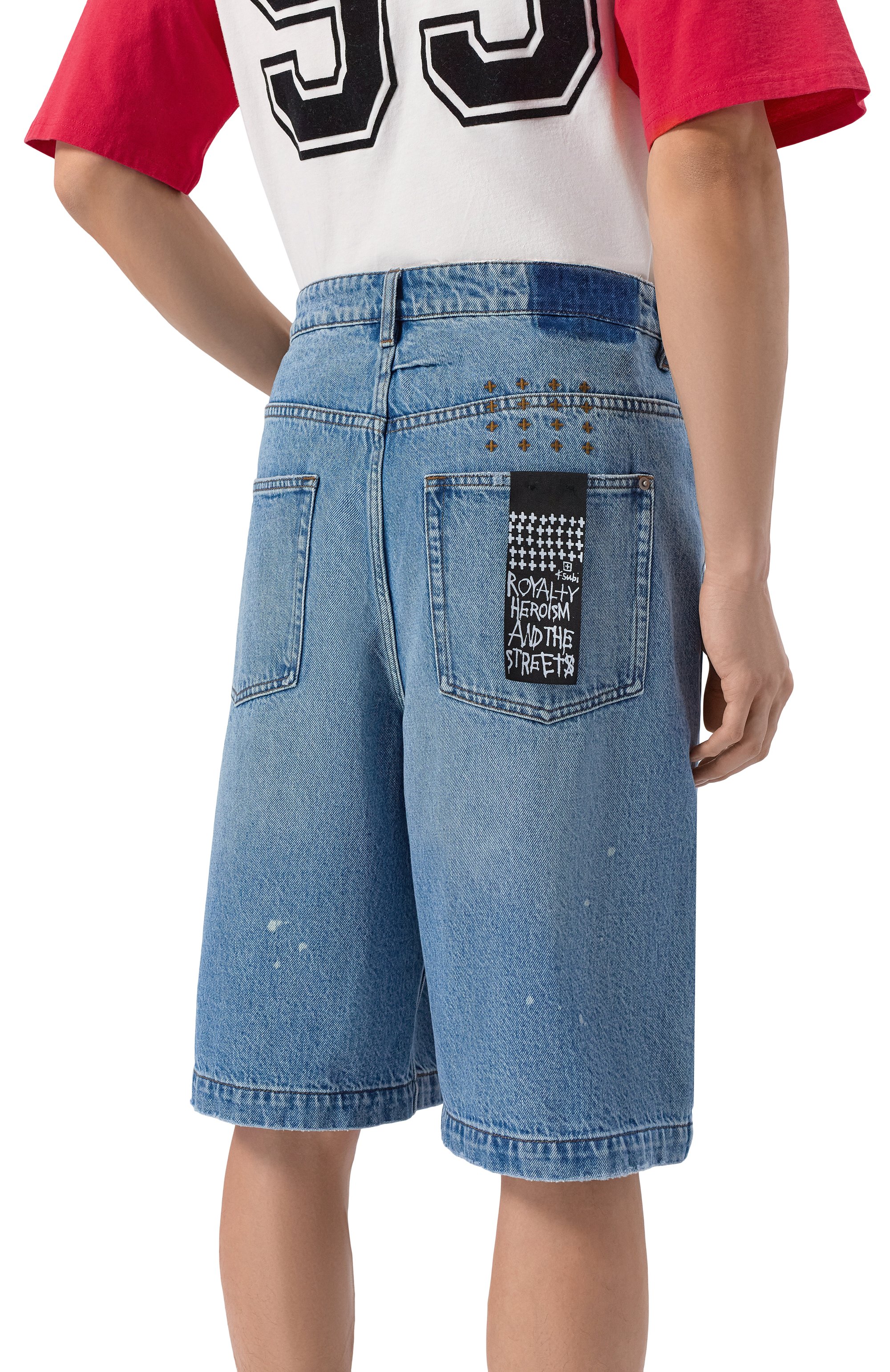 Джинсовые шорты KSUBI, арт. MPS26WA008, фото 4