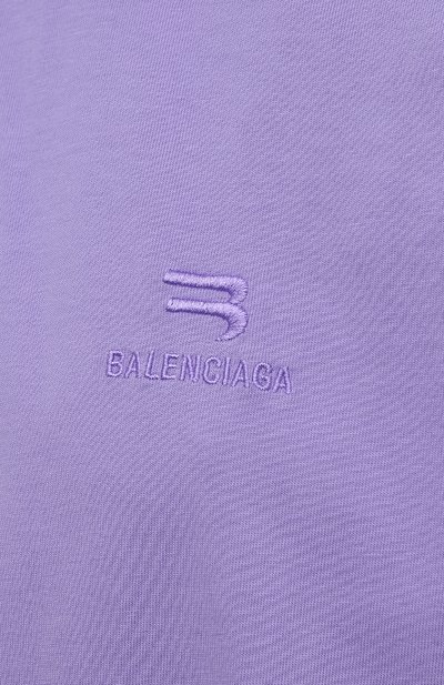 Хлопковая футболка BALENCIAGA, а рт. 612965/TLV99, фото 5