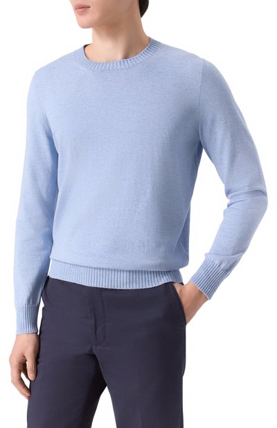 Джемпер из хлопка и кашемира GRAN SASSO, арт. 57167/23216, фото 3