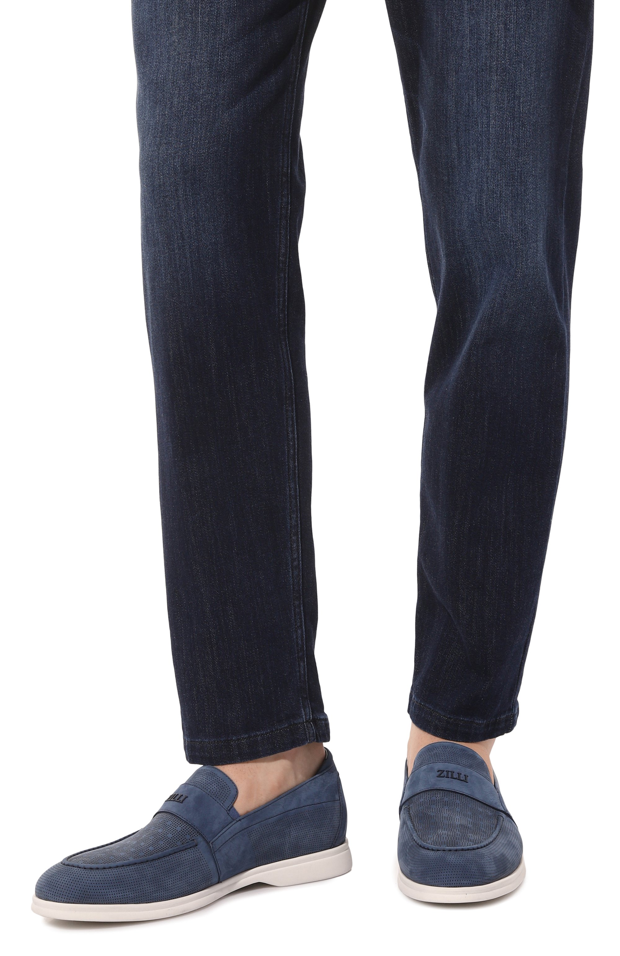 Лоферы из нубука ZILLI, арт. H0075AM1003VRUL01, фото 3