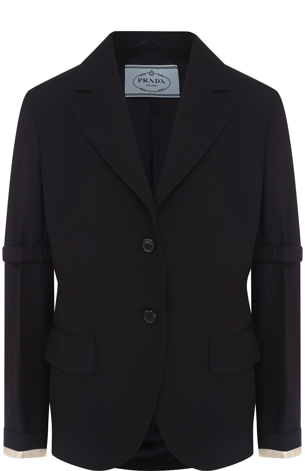 Однотонный жакет свободного кроя PRADA, арт. P506G-RO1-F0008, фото 1