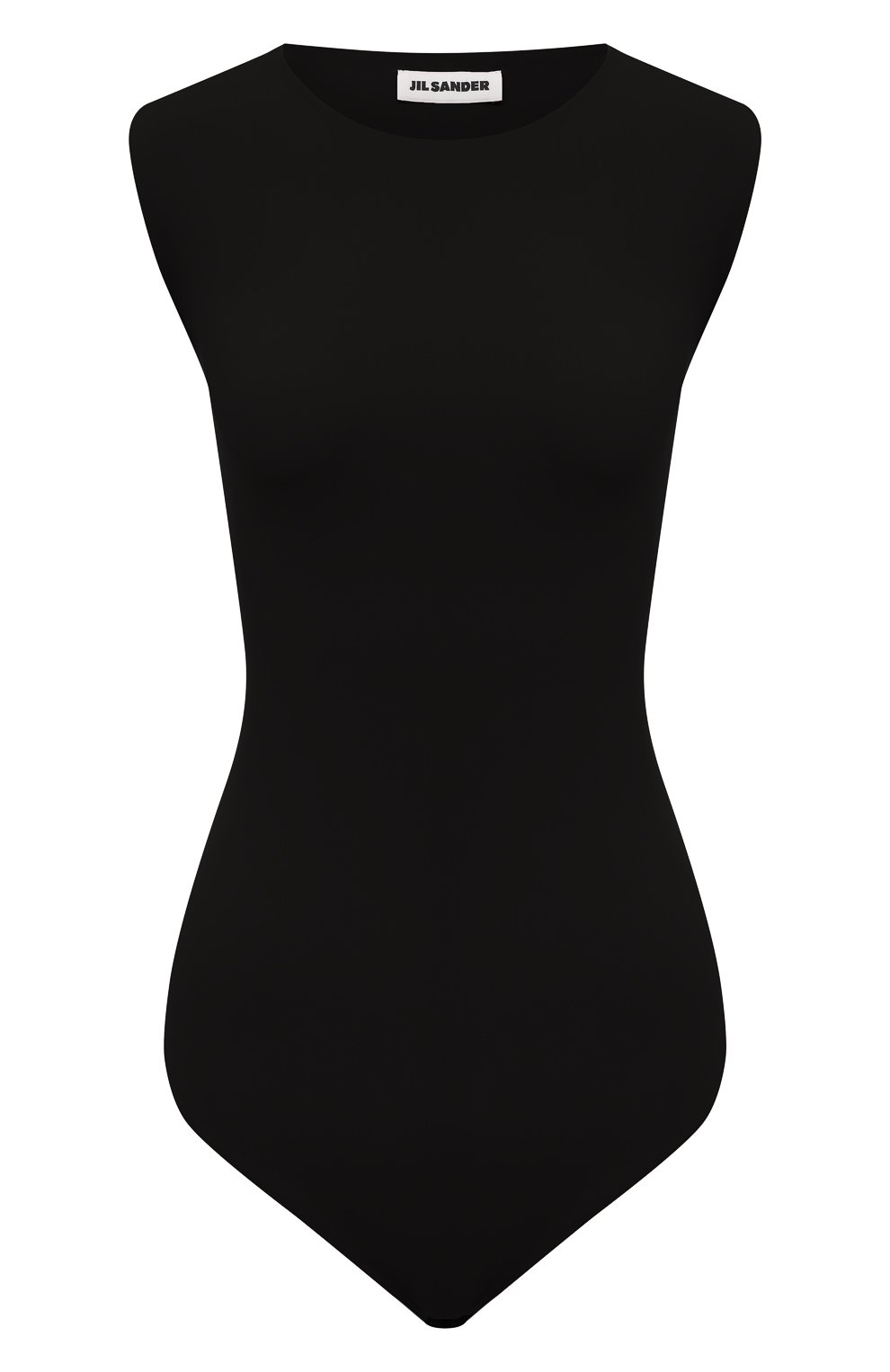 Боди JIL SANDER черного цвета по цене 26250 руб., арт. JSPS705041-WS477108, фото 1 Боди JIL SANDER, арт. JSPS705041-WS477108, фото 1