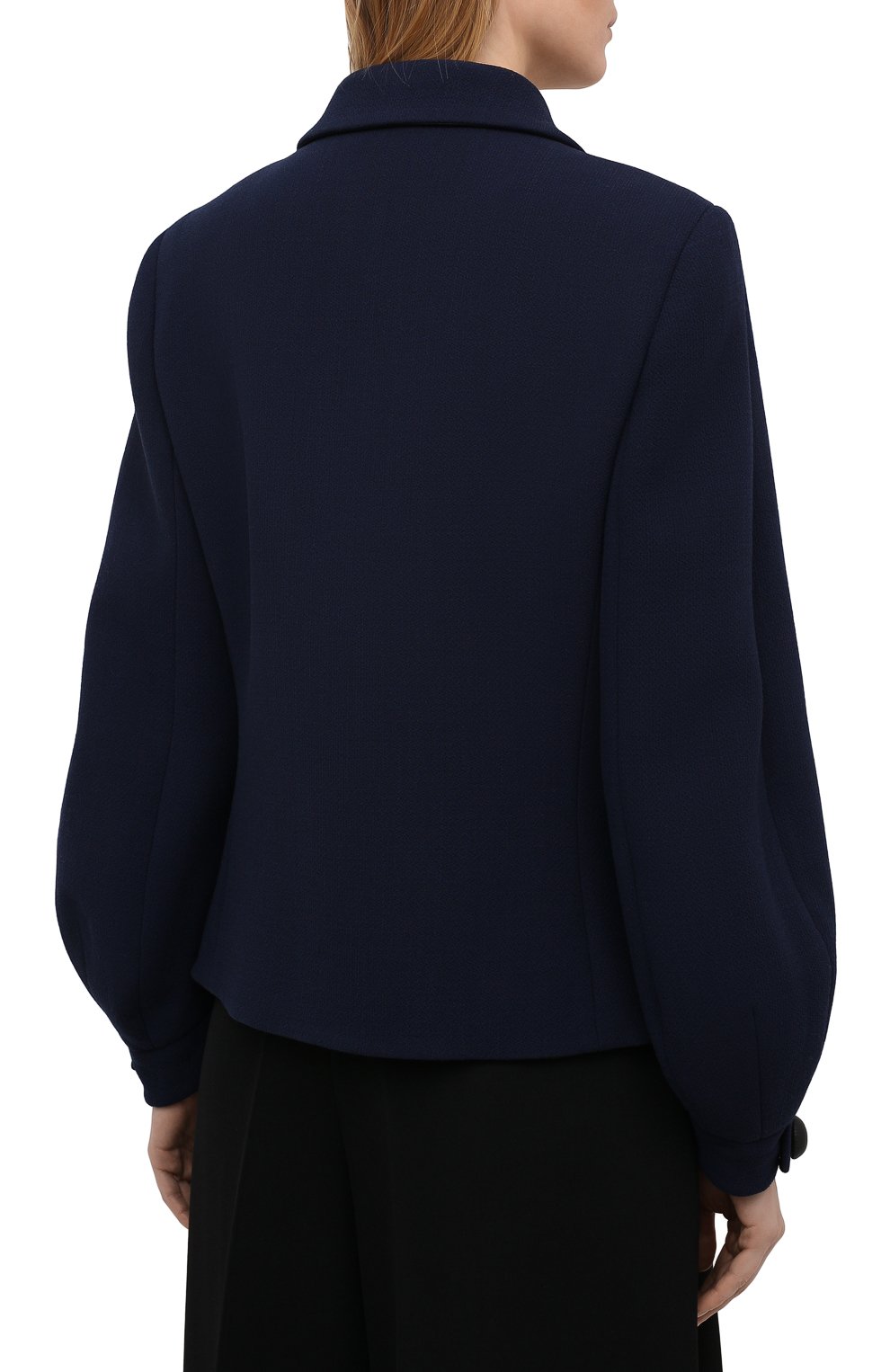 Шерстяной жакет LANVIN темно-синего цвета по цене 211500 руб., арт. RW-JA712K-4793-P21, фото 4 Шерстяной жакет LANVIN, арт. RW-JA712K-4793-P21, фото 4