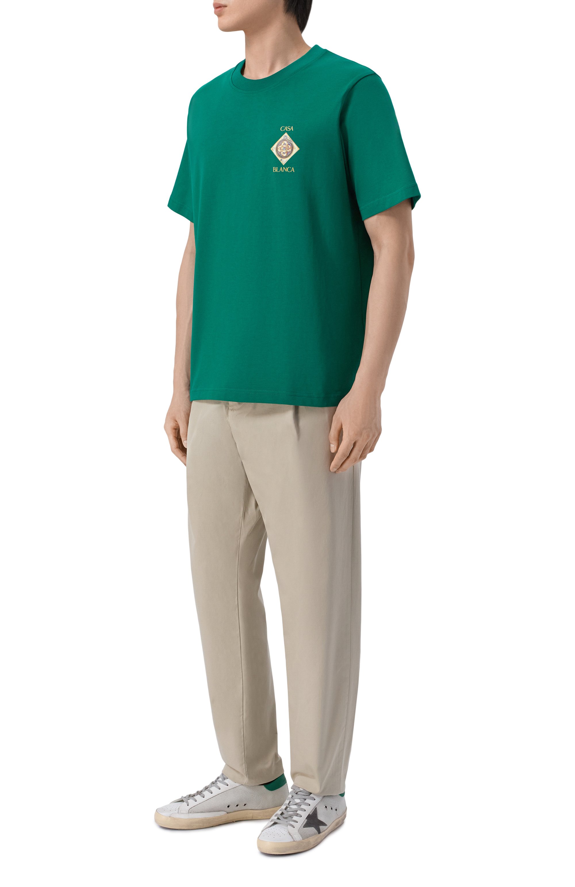 Хлопковая футболка CASABLANCA, арт. M-SS26-JTS-001-03, фото 2