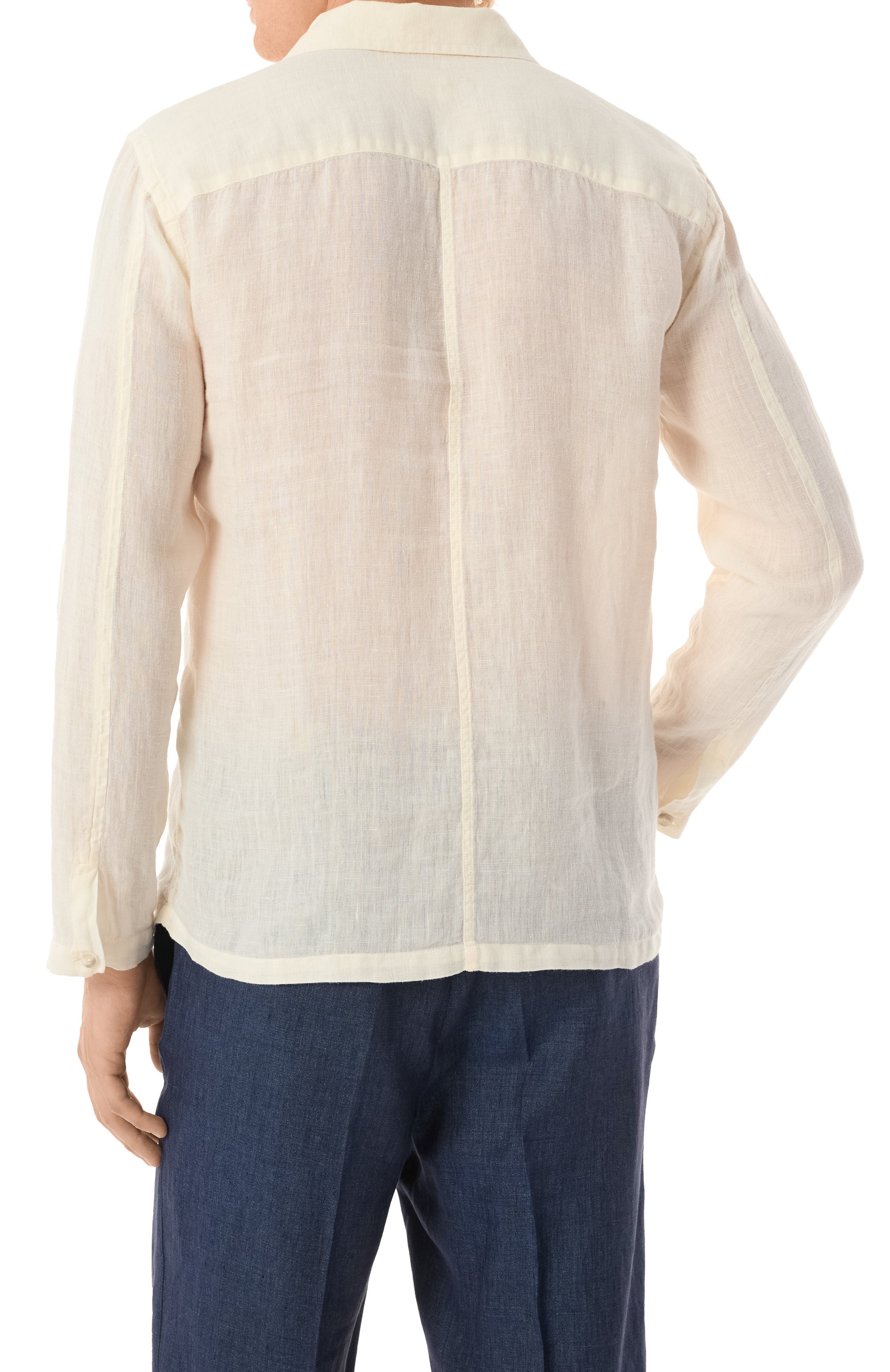 Льняная рубашка 120% LINO, арт. 32ALIM19QB/0115/000, фото 4