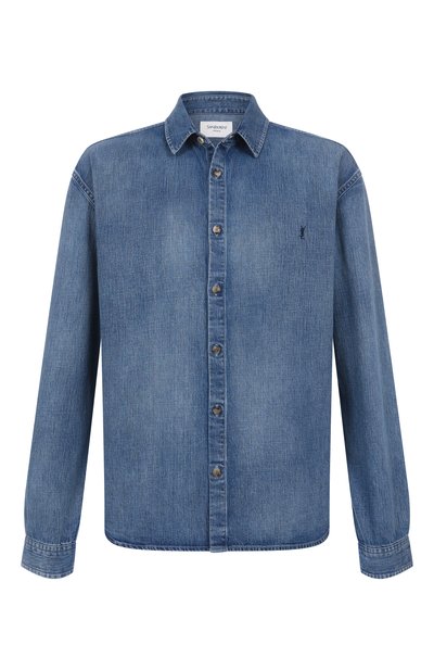 Мужская джинсовая рубашка SAINT LAURENT, арт. 823437/Y14MJ