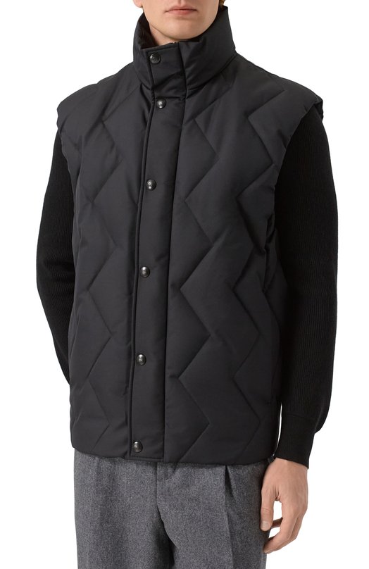 Пуховый жилет Giorgio Armani GM002011/TE16768 Чёрный  GM002011/TE16768 Фото 3