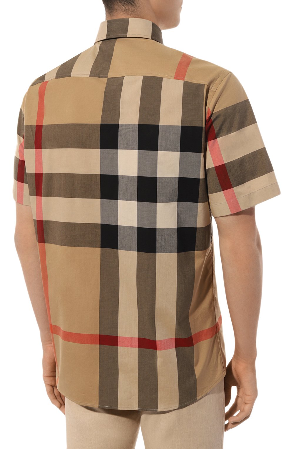 Хлопковая рубашка BURBERRY, арт. 8079591, фото 4